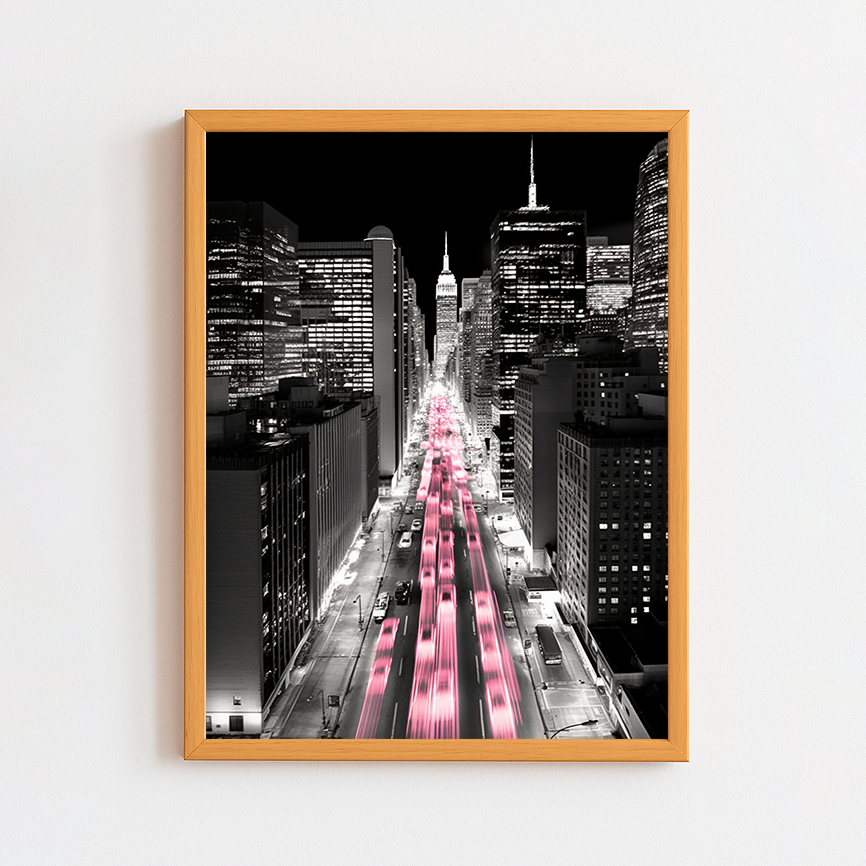 New York City Lights Frame