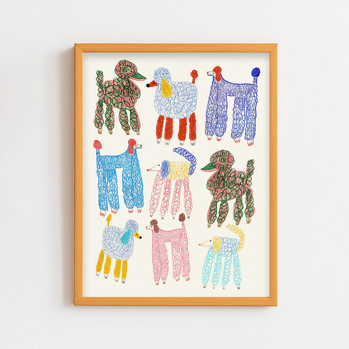 Dogs Drawing Frame