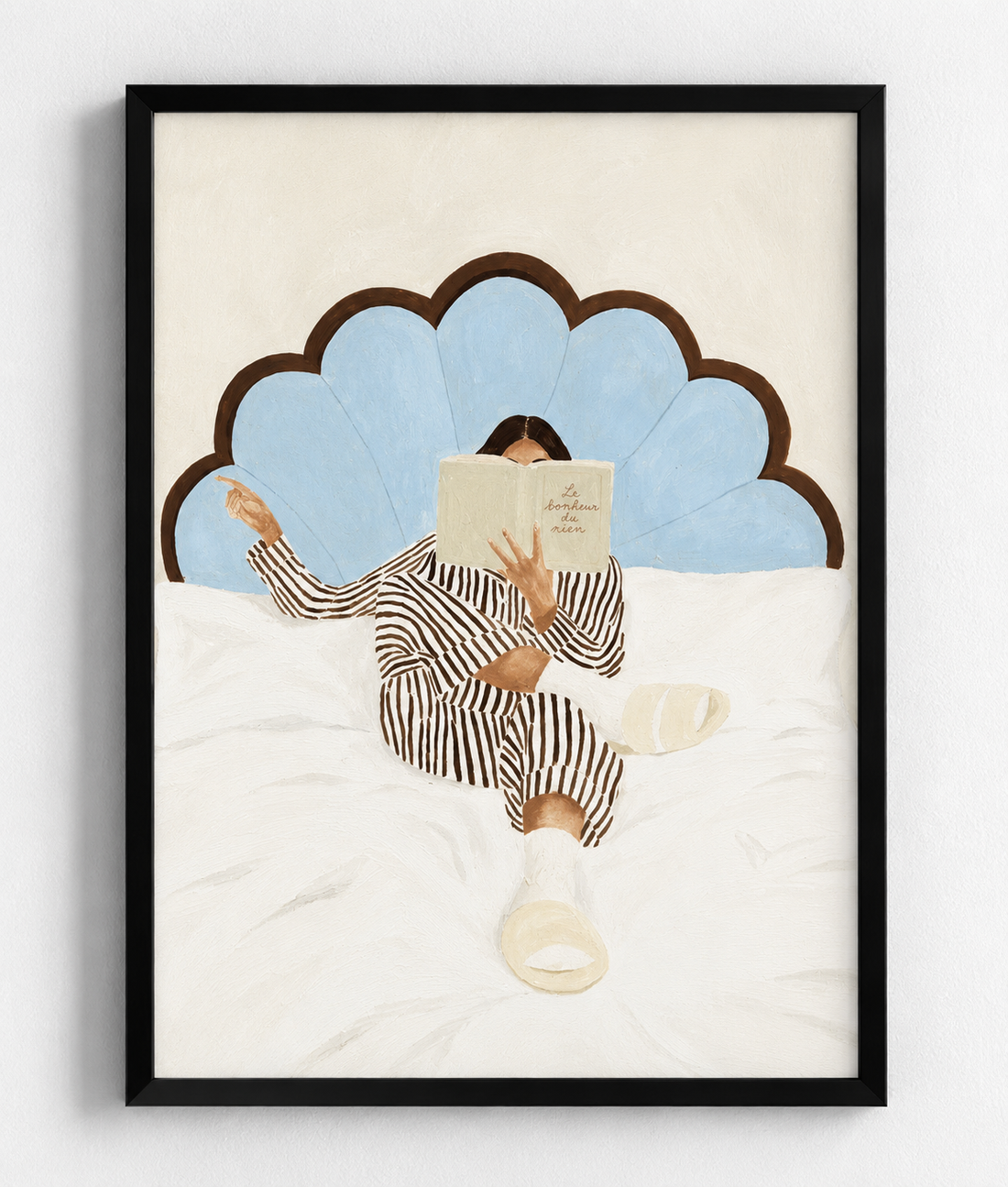 Girl in bed Frame