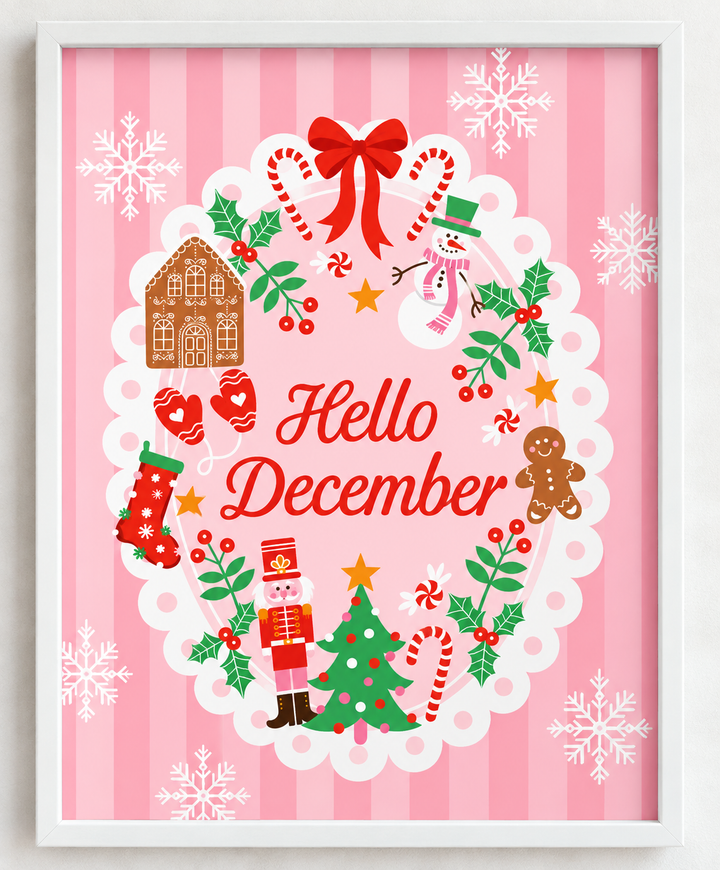 Hello December Frame