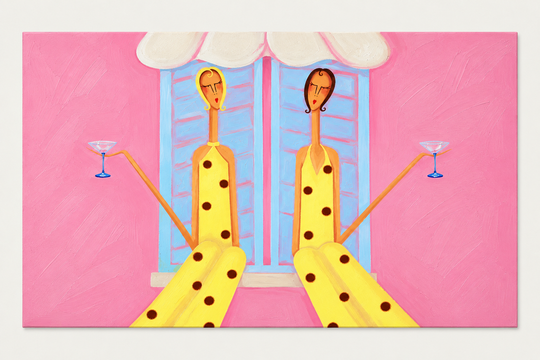 Martini Girls Canvas