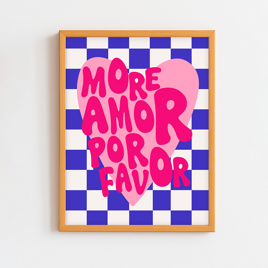 More Amor Por Favor Frame