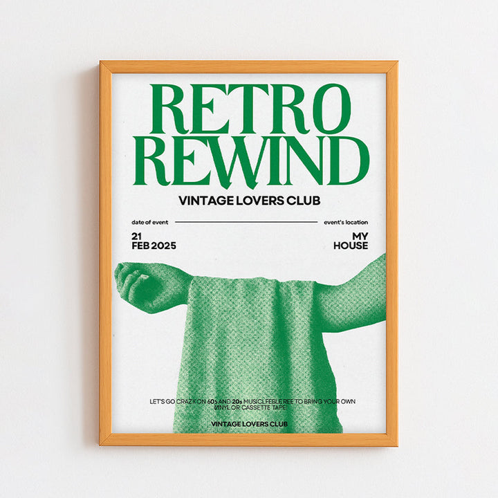 Retro Rewind Frame