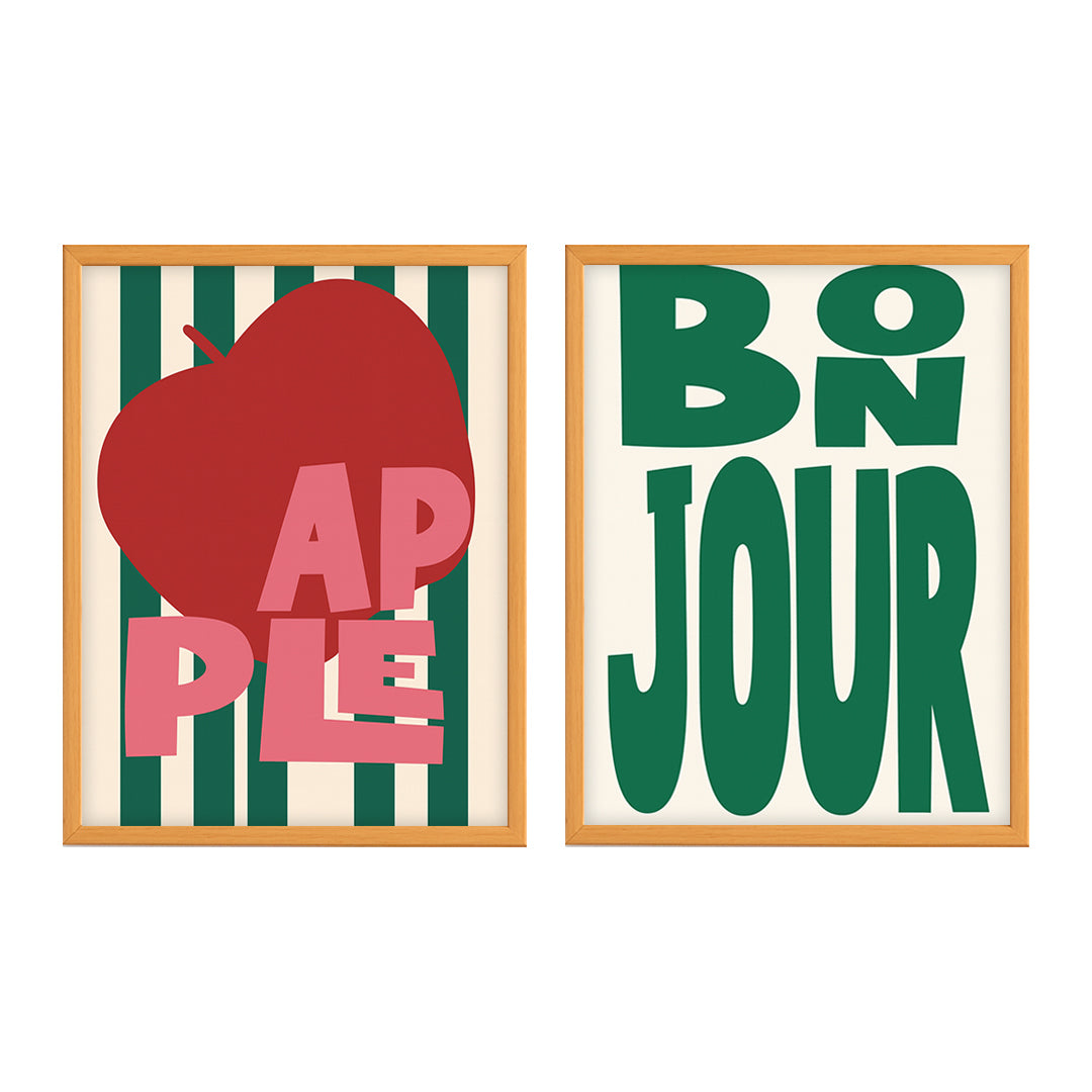 Set of 2 - Apple & Bonjour Frames