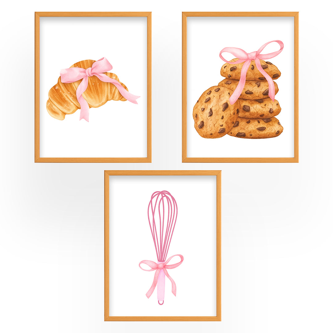 Set of 3 - Pink Frames