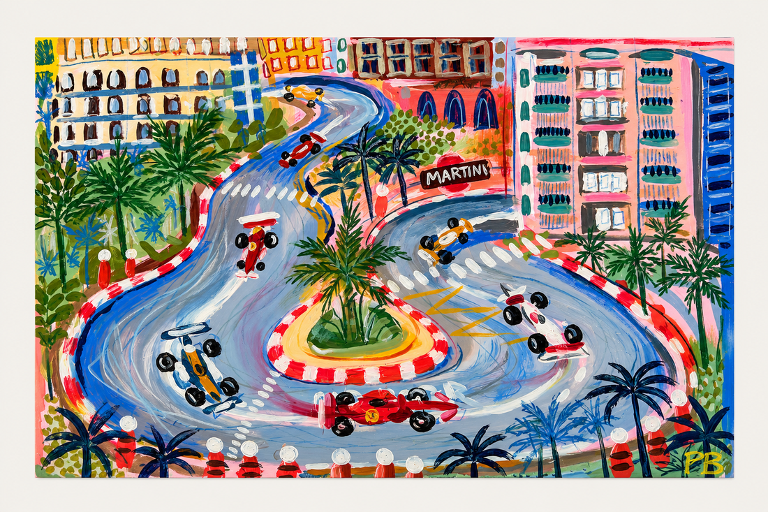 Monaco Rush Canvas