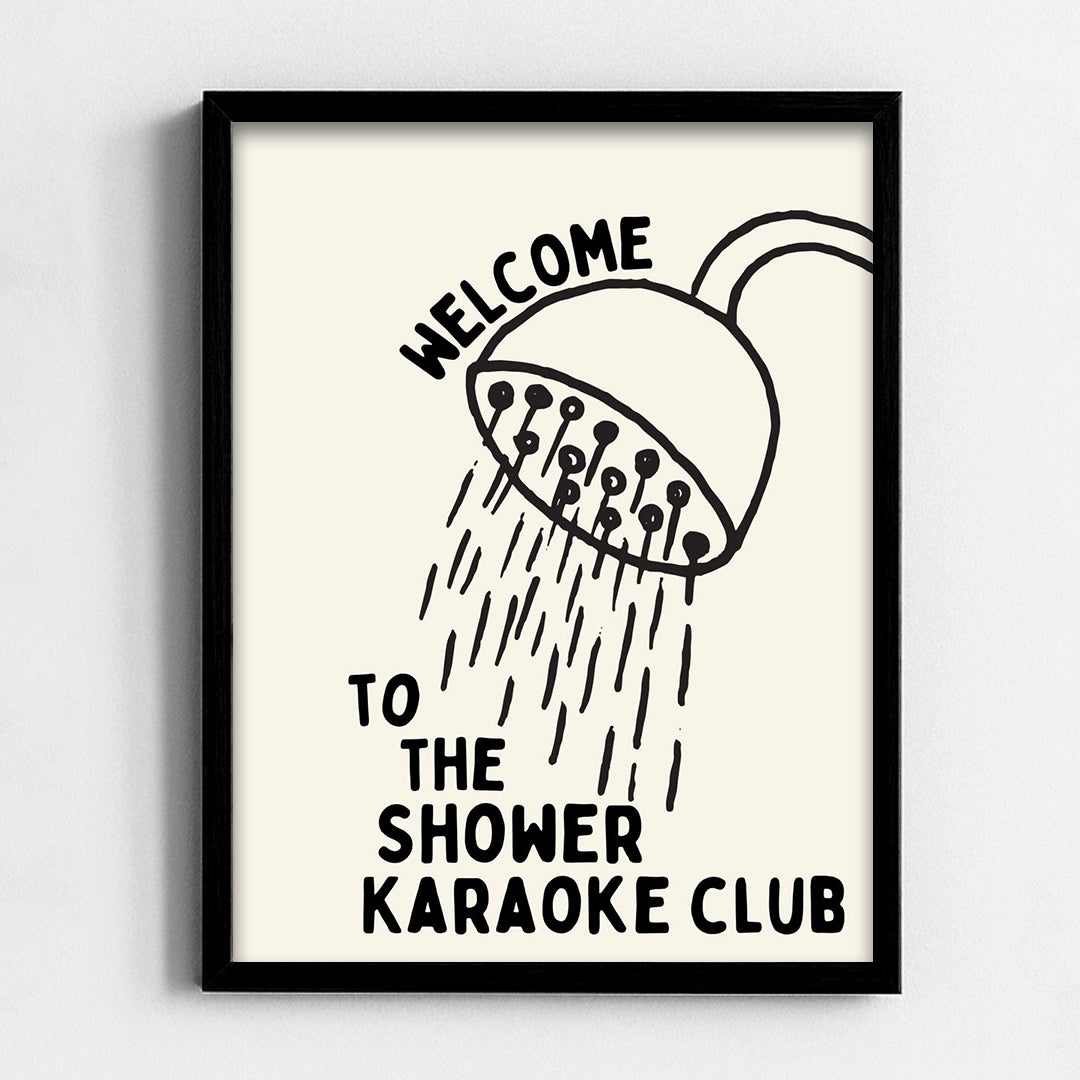 Shower Karaoke Club Frame