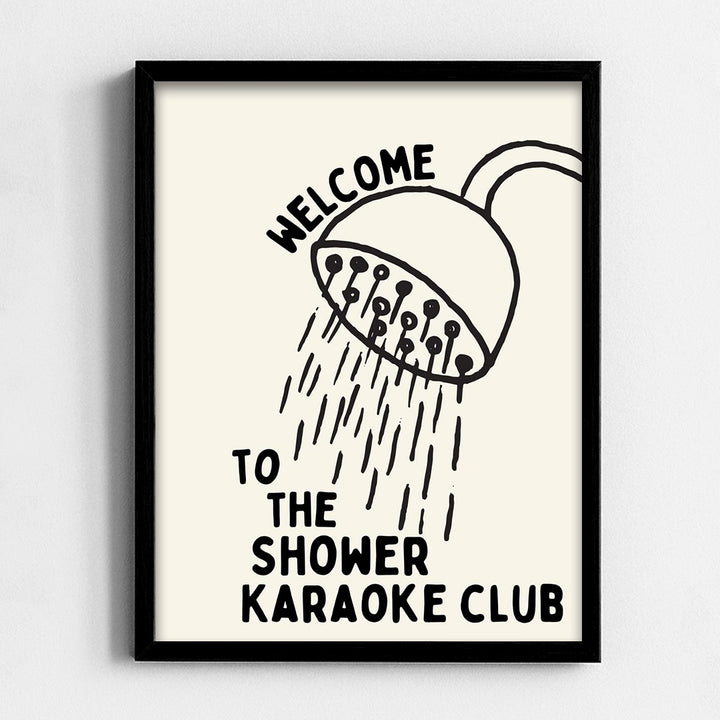 Shower Karaoke Club Frame