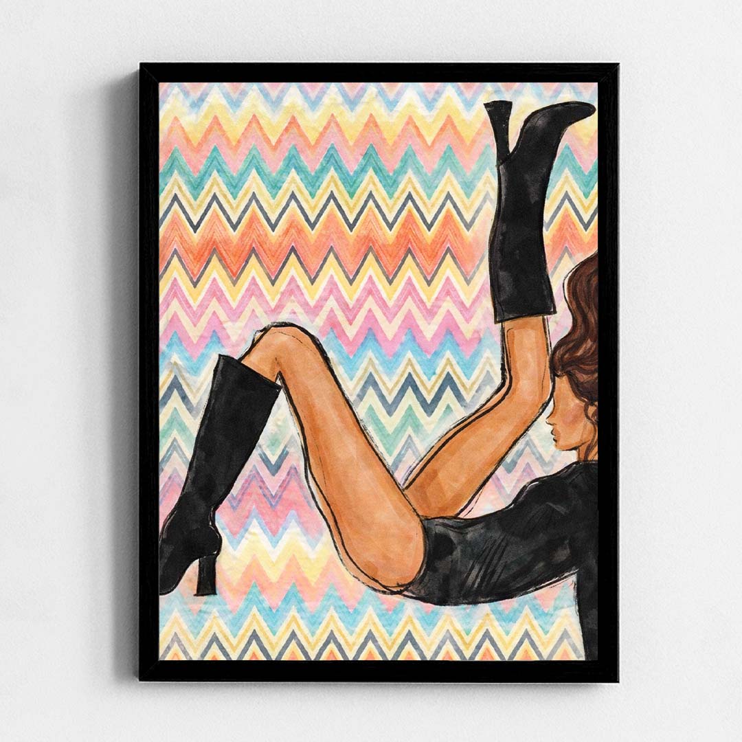 Girl Boots Frame