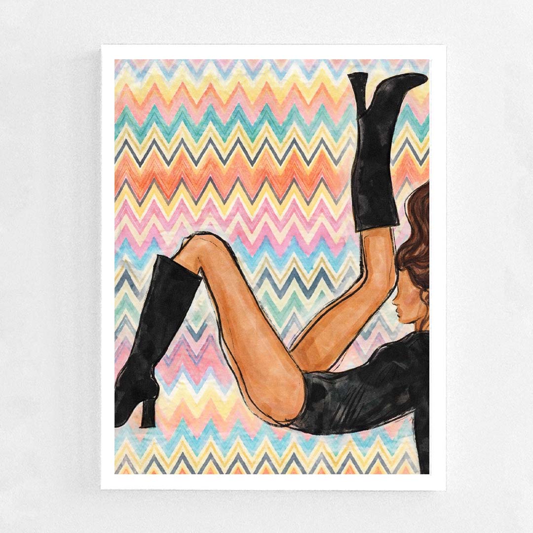 Girl Boots Frame