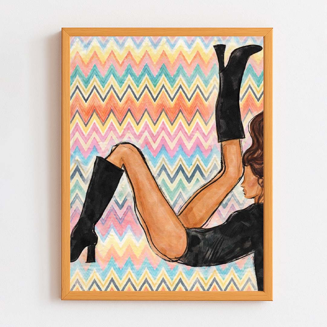 Girl Boots Frame