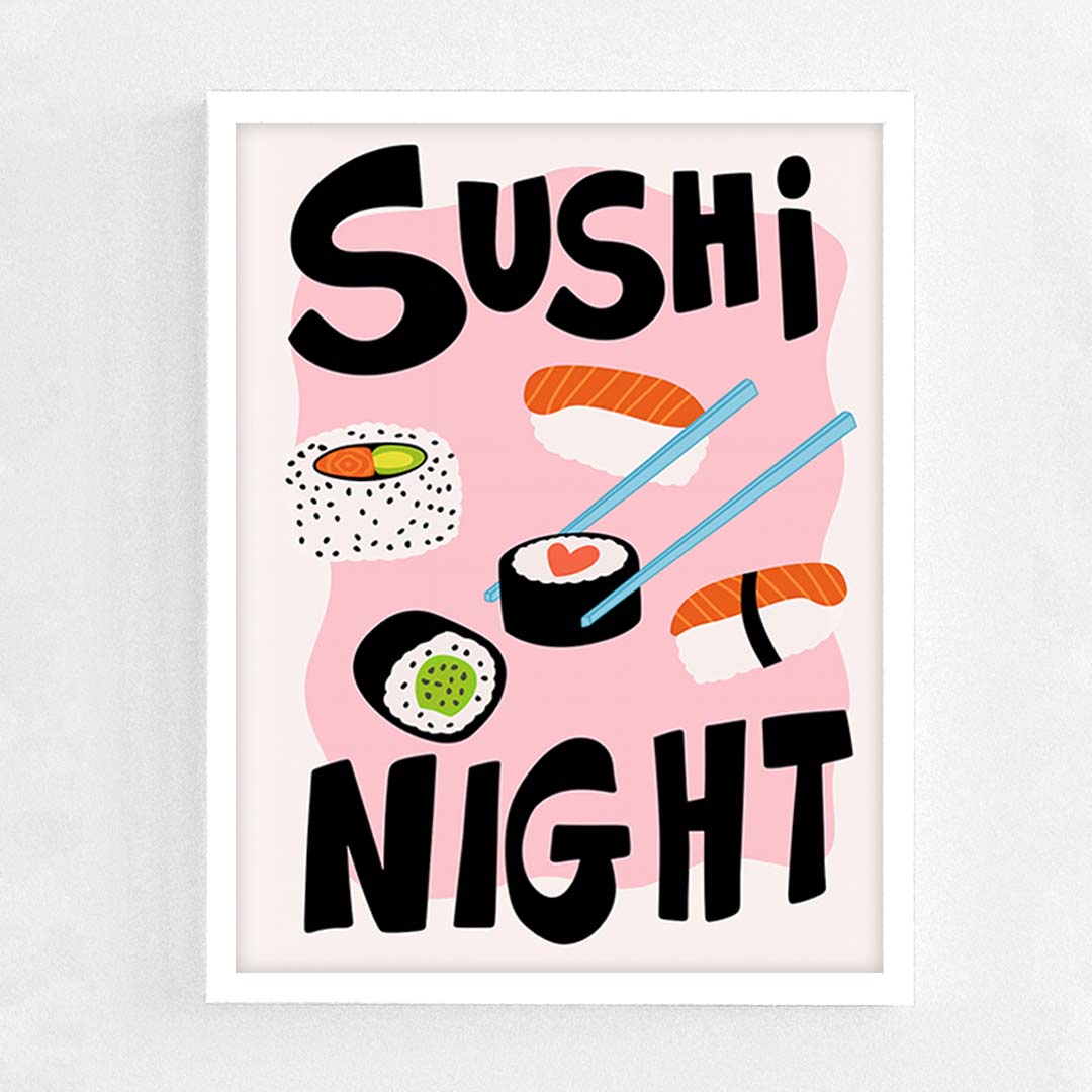 Sushi Night Frame