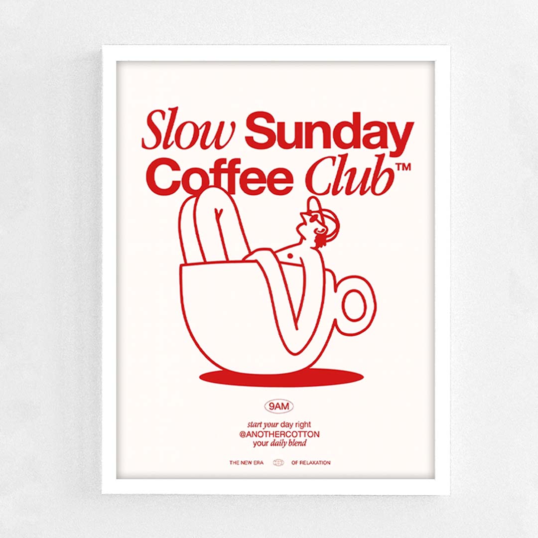 Slow Sunday Coffee Club Frame